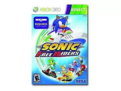 Sonic Free Riders Xbox 360 Game (Cleaned & Sanitized)