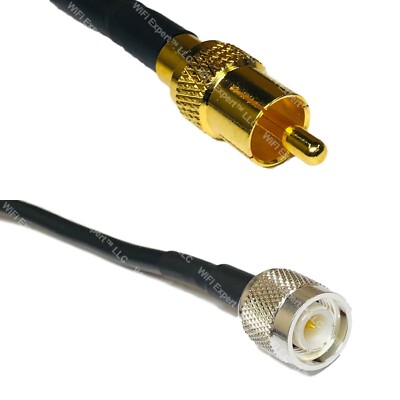 RFC240UF RCA MALE to TNC MALE Coax RF Cable USA-Ship Lot