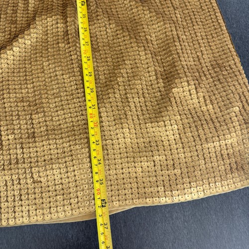 Nuevo con etiquetas Mini Vestido Express Para Mujer Lentejuelas Doradas Cuello Halter Espalda Abierta, Talla M - Imagen 7 de 8