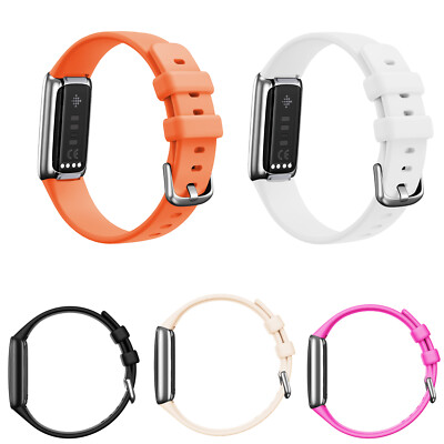 For Fitbit Luxe Watch Accessories Silicone Strap Band Wristband Bracelet  Belt