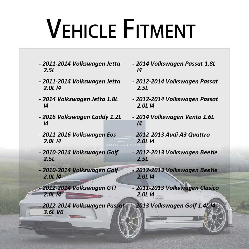 Kit de pinza de freno de disco trasera 2x para Volkswagen GTI 2012-2014 Foto 2 de 4