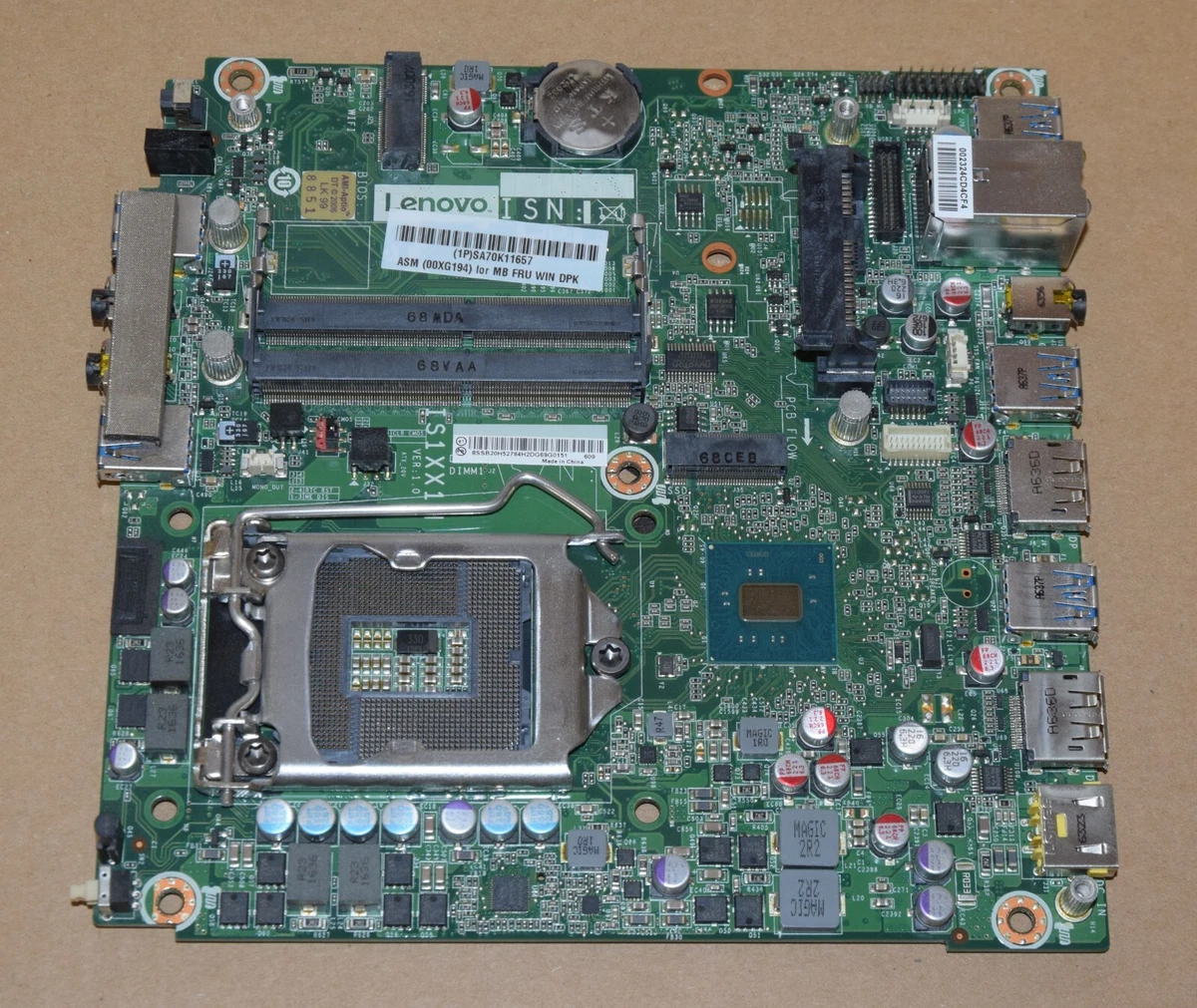 Lenovo ThinkCentre M700 Tiny Motherboard XG194 IS1XX1H LGA 1151 Tested