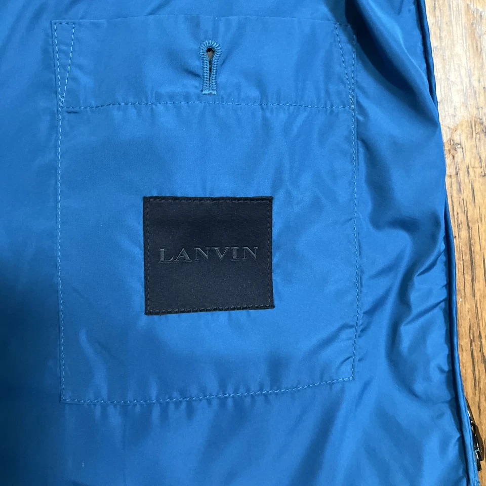 LANVIN PARIS Storm-System Roadster Hooded Windbreaker Jacket Size 48 / — 第 4/4 张图片