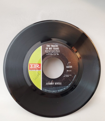 Johnny Rivers TRACKS OF MY TEARS (EP ROCK N ROLL 45/PS) #66244 PLAYS VG++ - Picture 4 of 6