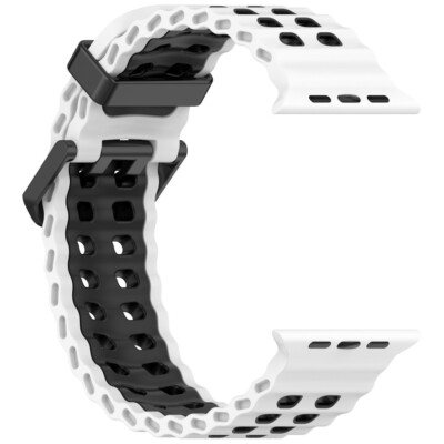 Ocean Band Silikon Armband für Apple Watch 10 9 8 7 6 5 SE 44/45/46/49mm Ultra 2
