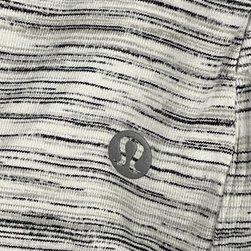Lululemon Women's Runderful Space Dye Camo White Silver Long Sleeve Shirt Sz 8 - Picture 14 of 19