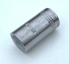Bahco 9mm x 1/4" drive standard reach 6 pt matt satin socket tool