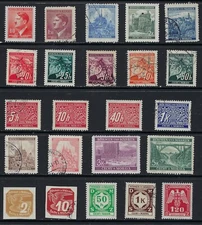Stamps from Bohemia & Moravia............24N...............H-1108-y