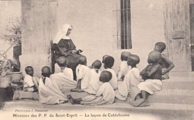 Antique Postcard Postcard AFRICA AFRICA Religious Holy Spirit Missions