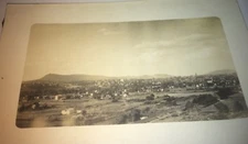 Antique American Small Factory Town Architecture Landscape Real Photo Postc RPPC