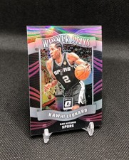 2023-24 Optic Kawhi Leonard /25 “WINNER STAYS” PINK PRIZM SSP No. 18 HOF 🔒