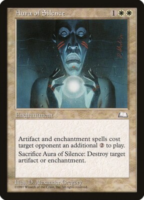 Aura of Silence englisch near mint Weatherlight
