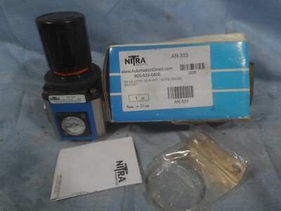 Automation Direct Nitra AR-333 Pneumatic Regulator Assembly New open box NOS