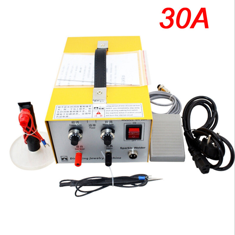 80A 30A spot welding hand held pulse spot welder gold welding machine