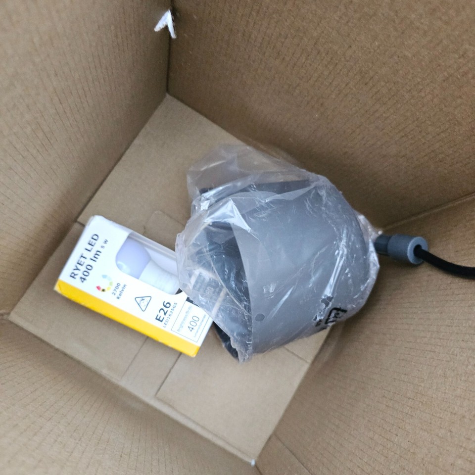 Brand New IKEA HEKTAR Dark Gray Pendant Lamp 203.903.76 eBay