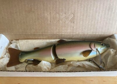 キャスティークトラウトvintage castaic orignal trout vintage castaic orignal trout wood 240mm 150g Lure Ship From Japan