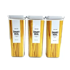 3 Set, Neoflam Airtight BPA free Dry Food Kitchen Storage Container Canister Set