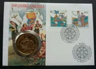 Germany Europa CEPT Discovery Of America 1992 Ship FDC Map (coin cover)