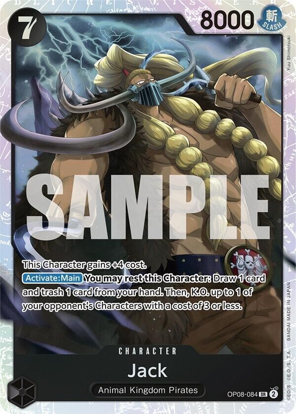 One Piece TCG Jack - Two Legends (OP08)
