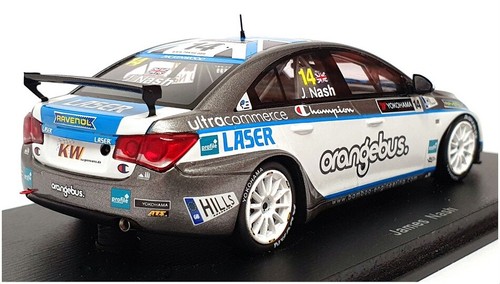 Spark Scala 1/43 S2453 - Chevrolet Cruze 1.6T WTCC 2013 - #14 J. Nash - Foto 2 di 5