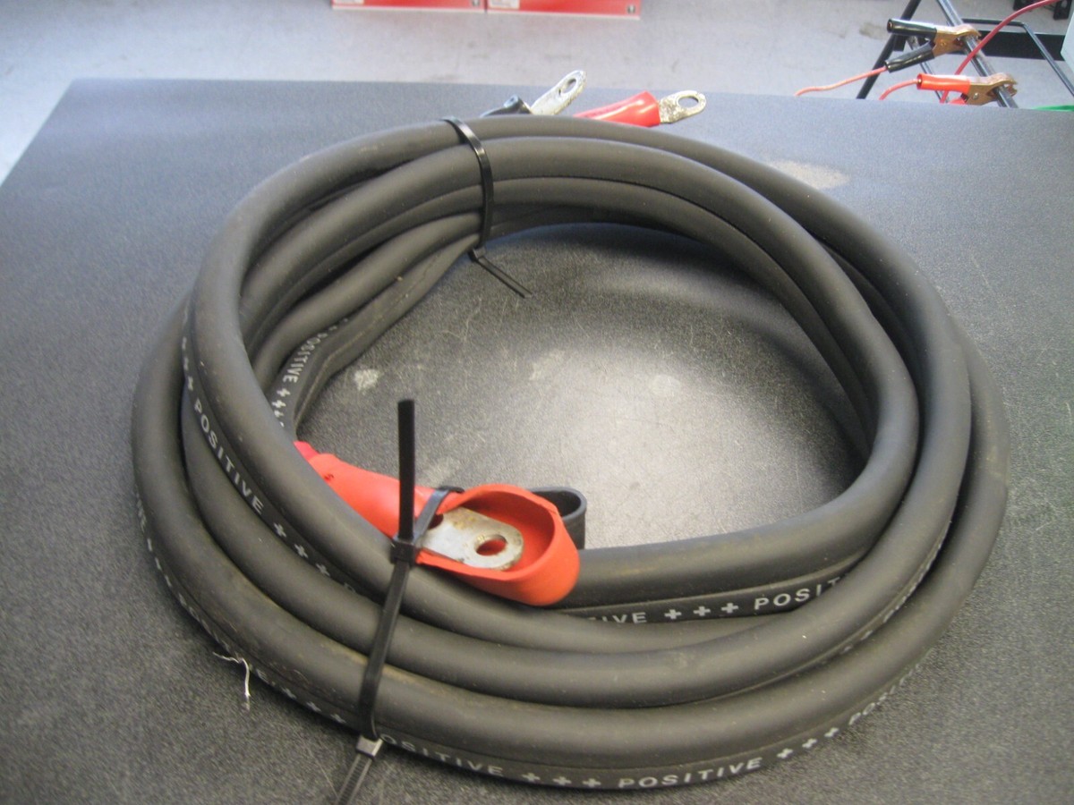 yama32 YAMAHA OUTBOARD HEAVY DUTY OEM BATTERY CABLE SET 6AW-82105-02-00