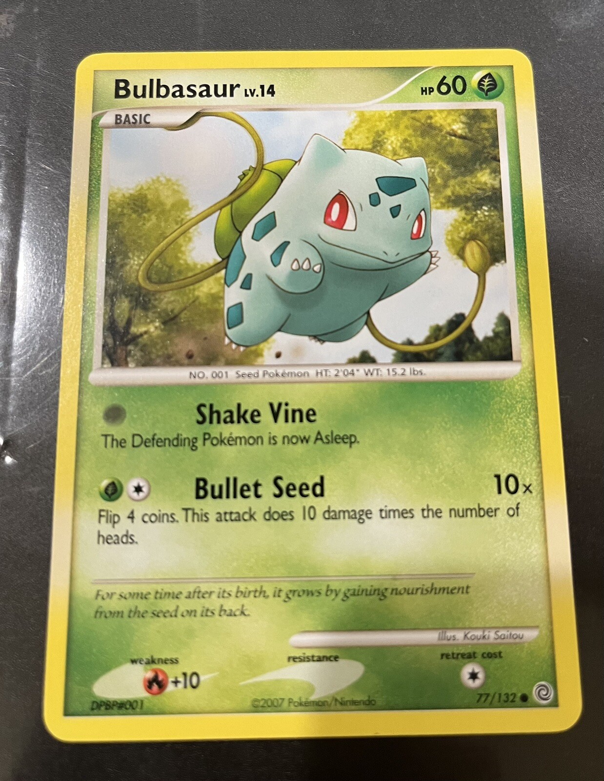 Pokémon Bulbasaur Secret Wonders 77/132