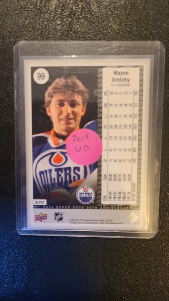 2014 Upper Deck 25th Anniversary #99 Wayne Gretzky Edmonton Oilers - Image 2 of 2