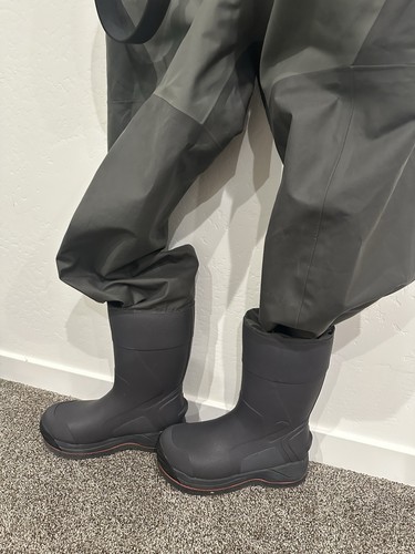 Simms Guide G3 Gore-Tex Pro Bootfoot (Felt) Waders Men’s Size L-10 Gunmetal New - Picture 14 of 19