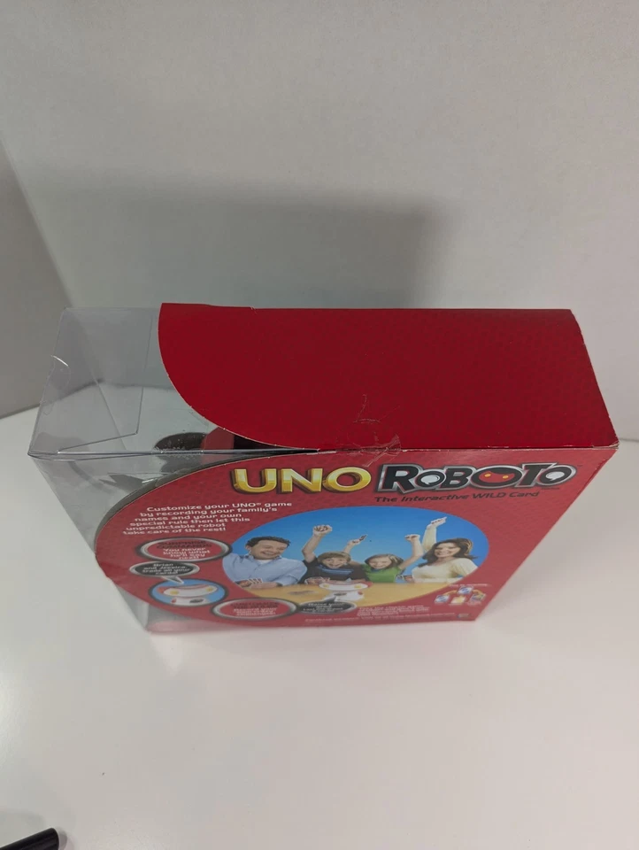 2010 Mattel Uno Roboto The Interactive Wild Card Uno Game Brand NEW Sealed Robot - Image 4 of 4