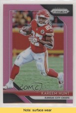 2018 Panini Prizm Pink Prizm Kareem Hunt #104 READ 3tb