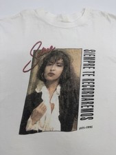 Vintage 1995 Selena Quintanilla Memorial Music Promo T-Shirt Size Large