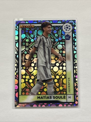 2023 Topps Merlin Logofracter #80 Matìas Soulè RC !!! LQQK !!! Juventus