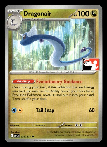 Pokemon Dragonair #151/217 tcg Near Mint or Better