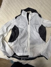Vaude Sport Regenjacke Weiß Schwarz Dünn Gr. 42. Top Zustand Neuwertig Unisex