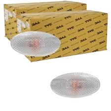 2X TYC BLINKER WEIß BEIDSEITIG PASSEND FÜR FIAT SEDICI OPEL AGILA