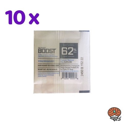10x Integra Boost 62% RH, Pack à 4g Befeuchter, einzeln verpackt