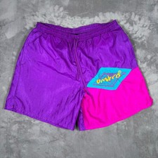 Vintage 90s Umbro Made in USA Embroidered Surf Soccer Shorts Size M