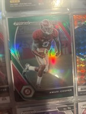 2021 Panini Prizm draft picks Amari Cooper green prizm Dallas Cowboys #36