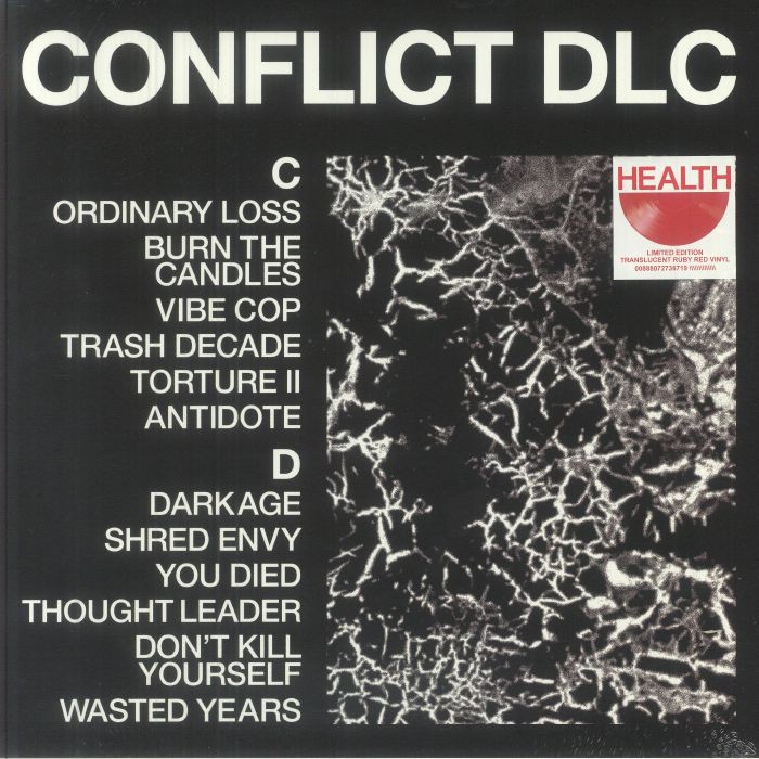 HEALTH - Conflict DLC - limited translucent ""ruby"" vinyl LP (indie exclusive)