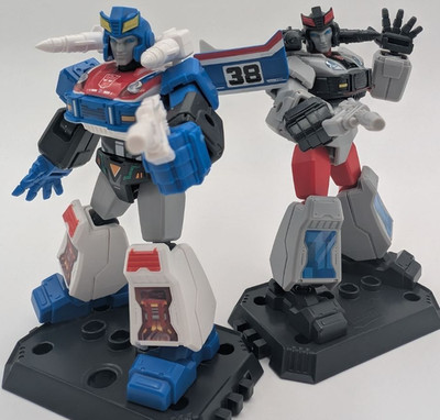 COMBO PACK! Blokees Transformers Galaxy Version Smokescreen & Bluestreak Kits!