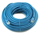 200ft Cat5E Ethernet RJ45 Patch Cable  Stranded  Snagless Booted  BLUE