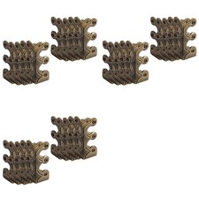 30PC Skiffers Baseboard Corner Protectors,Solid Brass Skirting Board2874