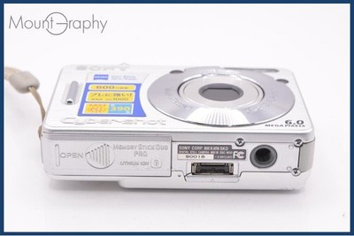 Sony Cyber-shot DSC-W50 Silver Camera with Battery Japanese