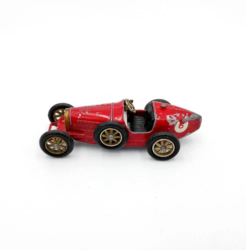 Vintage Matchbox Car Models of Yesteryear Lesney 1926 Type 35 Bugatti Red No. 6