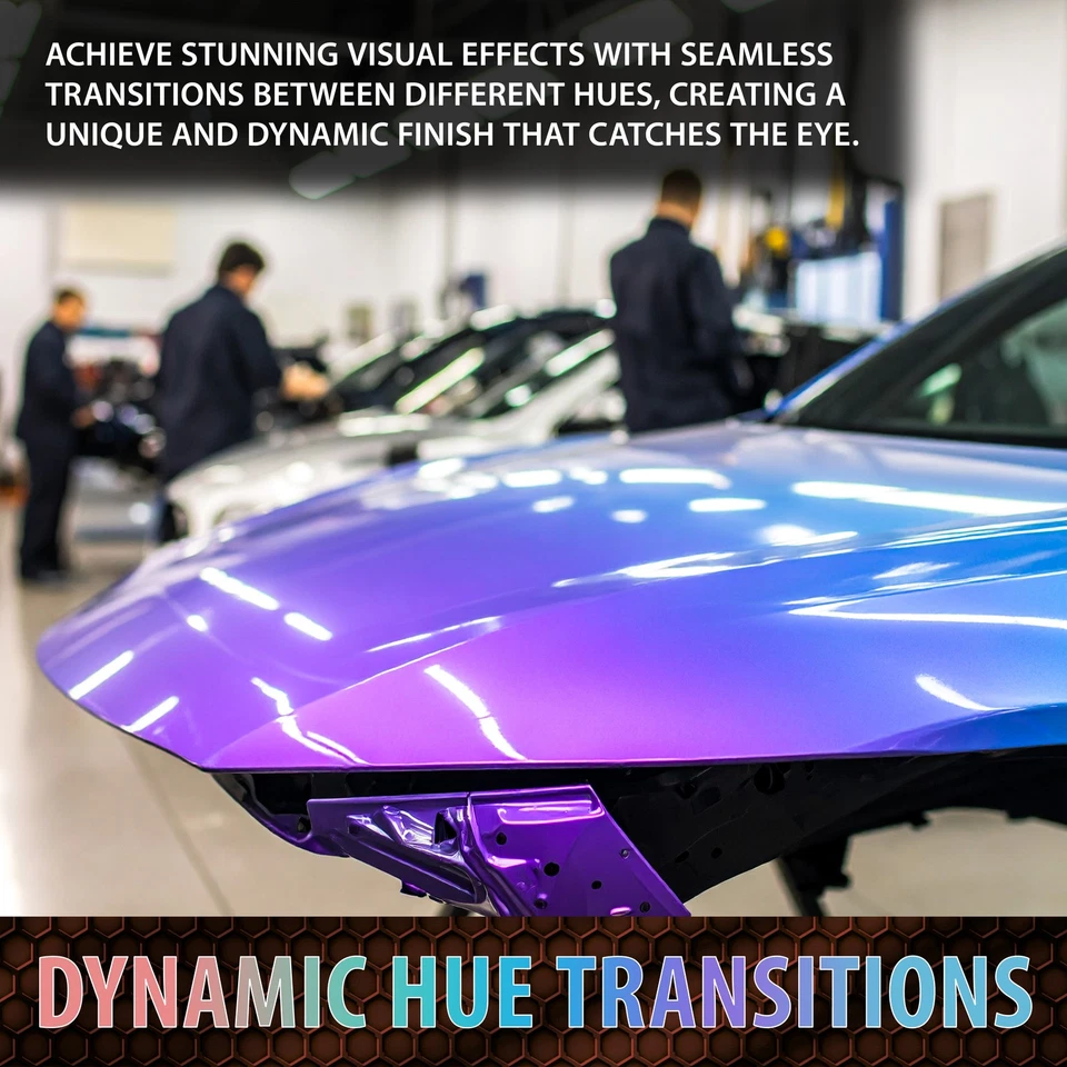 CCS Custom Color Shift Automotive Paint - Red to Black Shifting Effect - Quart - Image 3 of 4