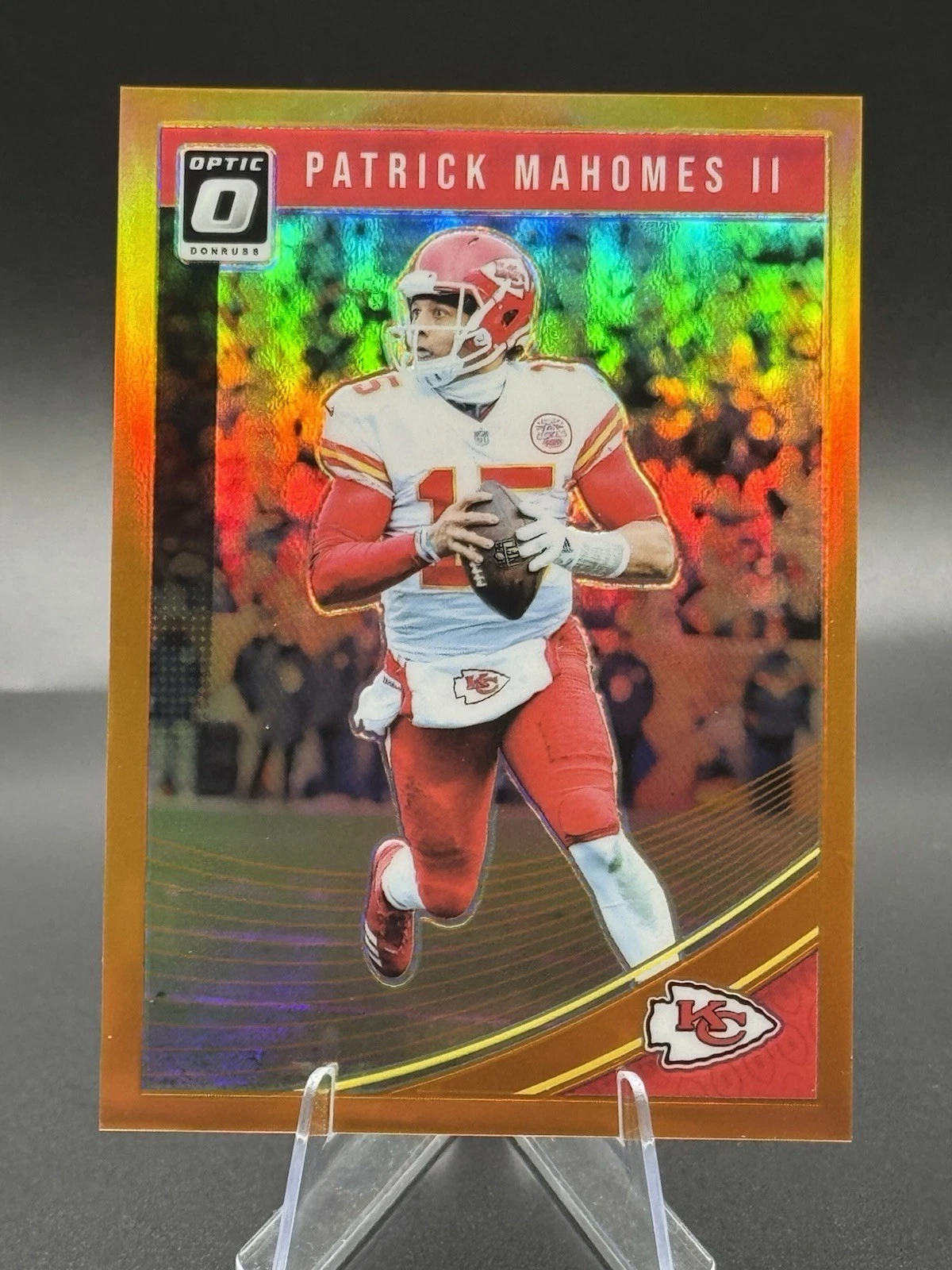 2018 Donruss Optic Patrick Mahomes Orange /199 Chiefs MVP QB SSP 🔥