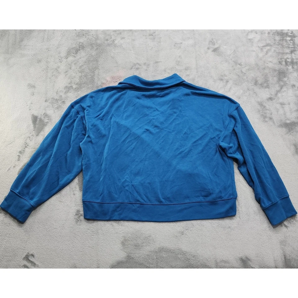 Conjunto de Pantalones Cortos Danskin Para Mujer XL Azul 2 Piezas Polo Corto Popover Pantalones Cortos Informales Deportivos Foto 3 de 4