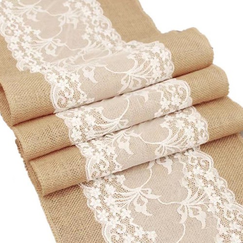 Brand New Table Runner Linen Accessories Festival Natural Jute Replacement