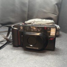 Vintage Minolta Freedom Dual 60 AF 35mm Point Shoot Film Camera W/ Camera Bag