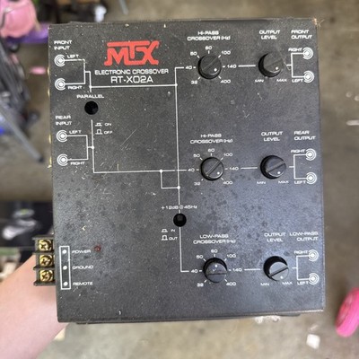 Untested MTX electronic Crossover RT-X02A